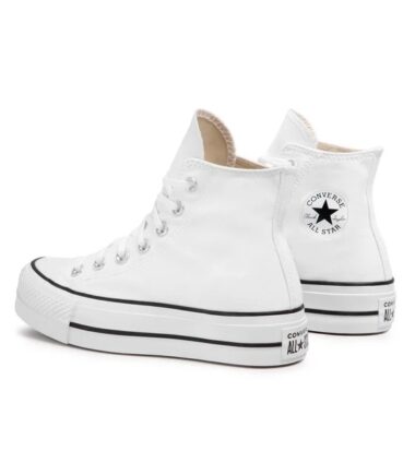 SCARPE CONVERSE PLATFOM BIANCO - immagine 3