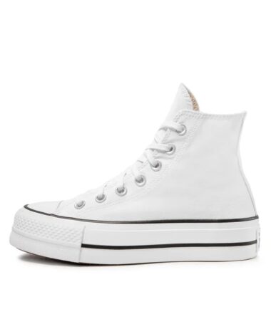 SCARPE CONVERSE PLATFOM BIANCO - immagine 6
