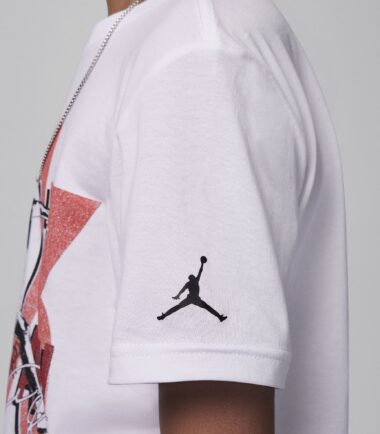 T-SHIRT JORDAN RAGAZZO RETRO SPECT WHITE JUNIOR - immagine 4