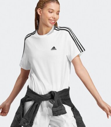 T-SHIRT ADIDAS W 3S CROP TOP - immagine 1
