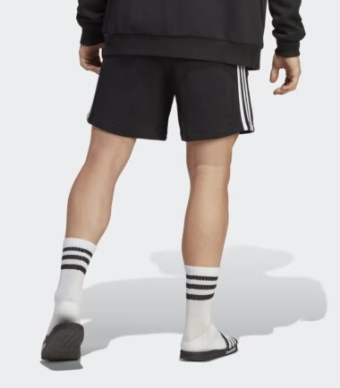 PANTALONCINO ADIDAS 3STRIPES BLACK uomo - immagine 3