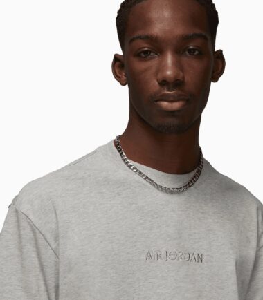 T-SHIRT JORDAN WORDMARK ESSENTIAL GREY - immagine 3