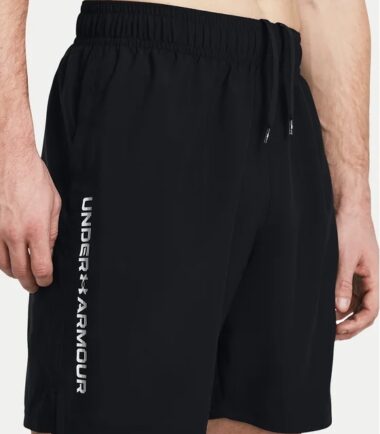 PANTALONCINO UNDER ARMOUR WOODMARK BLACK - immagine 4
