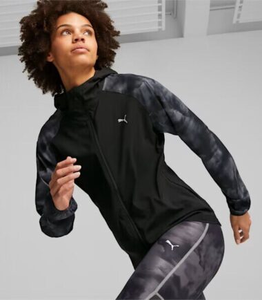 GIACCA A VENTO PUMA RUN FAVORITE AOP WOVEN JACKET - immagine 1