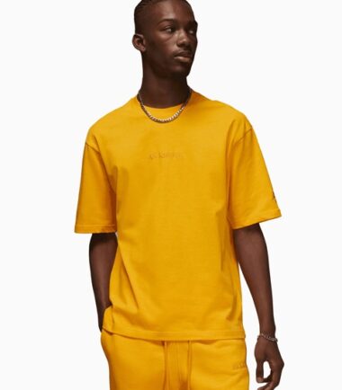 T-SHIRT JORDAN WORDMARK MEN YELLOW - immagine 1