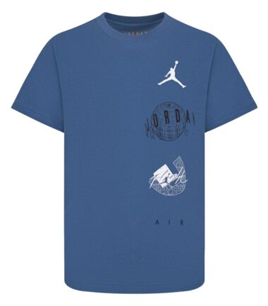 T-SHIRT JORDAN JUNIOR GLOBE ESSSENTIAL BLU - immagine 1