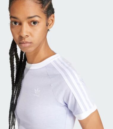 T-SHIRT ADIDAS ORIGINALS 3STRIPES SLIM RAGLAN - immagine 4