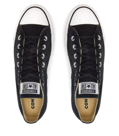 SCARPE CONVERSE CUCK TAYLOR PLATFORM ALL STAR NERO BASSO - immagine 4