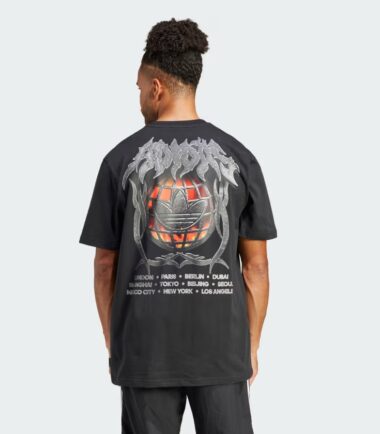 T-SHIRT ADIDAS ORIGINALS FLAMES CONC TEE - immagine 2