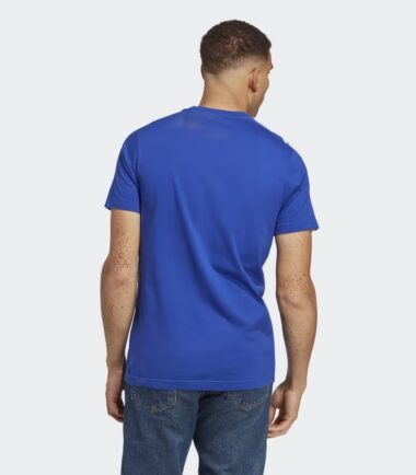 T-SHIRT ADIDAS ESSENTIAL SINGLE JERSEY BLU - immagine 2