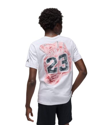 T-SHIRT NIKE AIR JORDAN  FLIGHT MVP GX TEE "WHITE" - immagine 2