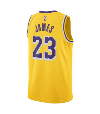 NIKE CANOTTA LAKERS JAMES 23 - immagine 2