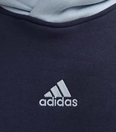 TUTA ADIDAS SPORTWEAR FLEECE COLORBLOCK BLU - immagine 3