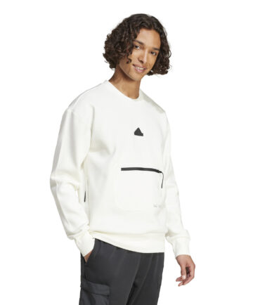 FELPA ADIDAS FL CREW WHITE - immagine 2