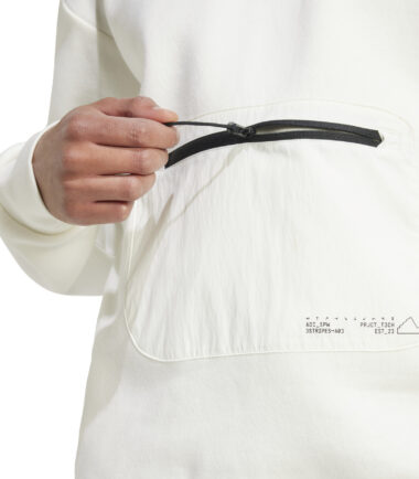 FELPA ADIDAS FL CREW WHITE - immagine 3