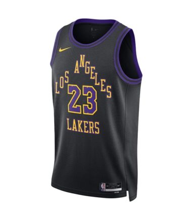 CANOTTA NIKE LOS ANGELES LAKERS SWINGMAN JERSEY CE JAMES - immagine 1