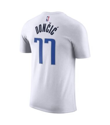 T-SHIRT NIKE DALLAS MAVERICKS WHITE - immagine 2