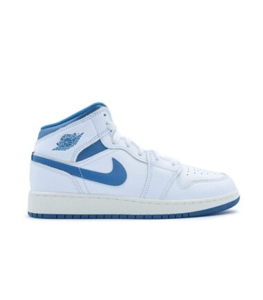 SCARPE NIKE AIR JORDAN 1 MID SE "INDUSTRIAL BLUE" GS - immagine 1