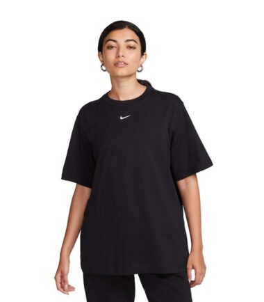 T-SHIRT NIKE WMNS NSW ESSENTIAL TEE "BLACK" - immagine 1