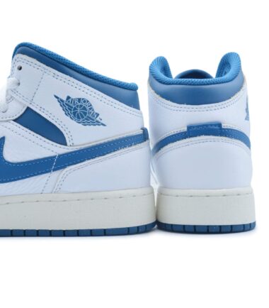 SCARPE NIKE AIR JORDAN 1 MID SE "INDUSTRIAL BLUE" GS - immagine 5
