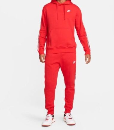 TUTA NIKE SPORTSWEAR FLEECE RED - immagine 1