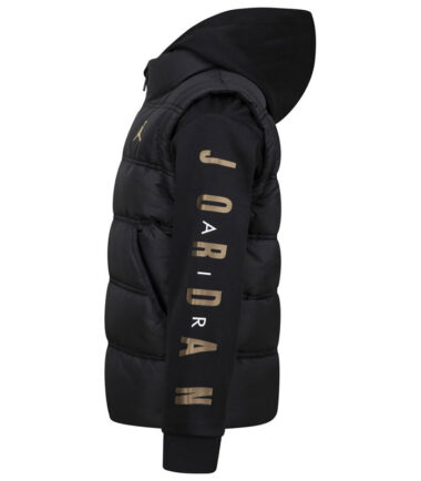 PIUMINO JORDAN PUFFER BLACK JUNIOR - immagine 2