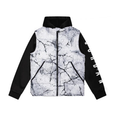 PIUMINO JORDAN PUFFER CEMENT JUNIOR - immagine 3