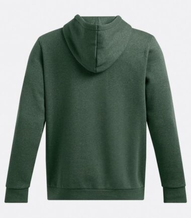 FELPA UNDER ARMOUR ICON FLEECE HOODIE GREEN uomo - immagine 3