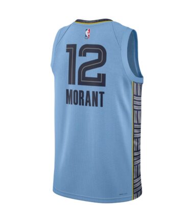 CANOTTA NIKE JORDAN Memphis Grizzlies Statement Swingman Jersey "Morant" - immagine 2