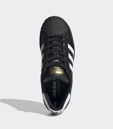 SCARPE ADIDAS SUPERSTAR J NERO - immagine 2