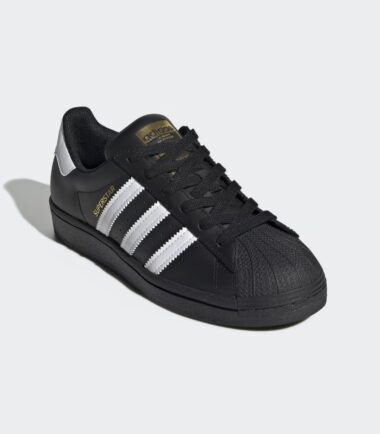 SCARPE ADIDAS SUPERSTAR J NERO - immagine 3