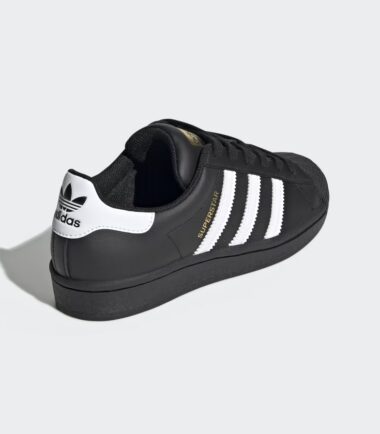 SCARPE ADIDAS SUPERSTAR J NERO - immagine 5