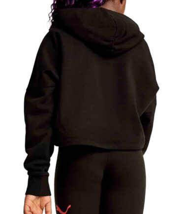 FELPA PUMA ESS LOGO CROPPED HOODIE bambina - immagine 3