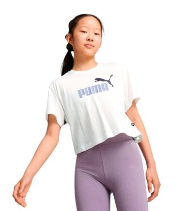 T-SHIRT PUMA ESS LOGO CROPPED - immagine 1