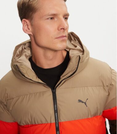 GIUBBOTTO PUMA POLY PUFFER JACKET  DARK OLIVE uomo - immagine 3