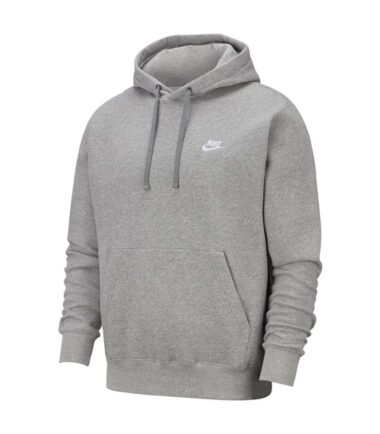 FELPA NIKE Club Fleece PO Hoodie "Dark Grey Heather" - immagine 1