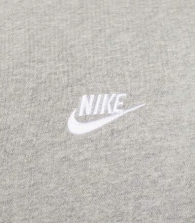 FELPA NIKE Club Fleece PO Hoodie "Dark Grey Heather" - immagine 3