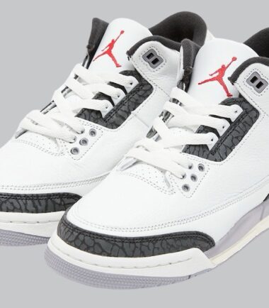 SCARPE NIKE AIR JORDAN 3 RETRO CEMENT GREY - immagine 2
