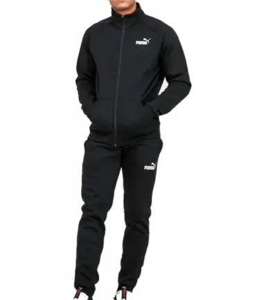 TUTA PUMACLEAN SWEAT SUIT BLACK - immagine 2