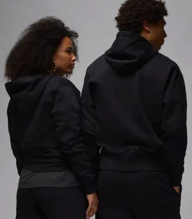 FELPA NIKE JORDAN Essential Fleece PO Hoodie "Black" - immagine 2