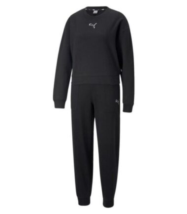 TUTA PUMA LOUNGEWEAR SUIT BLACK - immagine 1