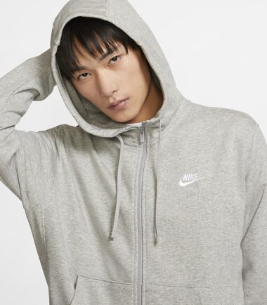 FELPA NIKE NSW CLUB HOODIE garzato uomo - immagine 3