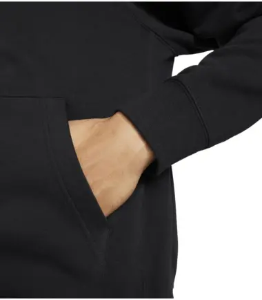 FELPA NIKE SPORTSWEAR FLEECE HOODIE BLACK - immagine 4