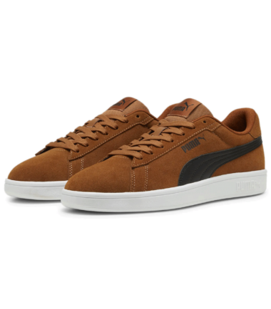SCARPE PUMA SMASH 3.0 TEAK BLACK CAMEL - immagine 2
