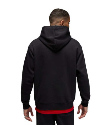 FELPA NIKE AIR JORDAN ESSENTIAL FLEECE PO HOODIE BLACK - immagine 2