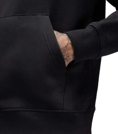 FELPA NIKE AIR JORDAN ESSENTIAL FLEECE PO HOODIE BLACK - immagine 3