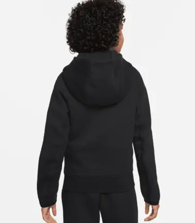 FELPA NIKE TECH NERO BAMBINO - immagine 2