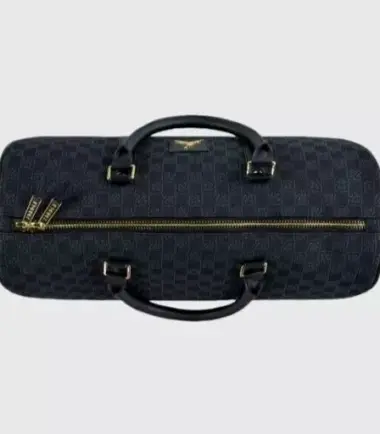 BORSONE JORDAN MONOGRAM DUFFLE BAG BLACK - immagine 3