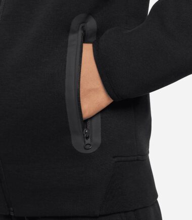 FELPA NIKE TECH NERO BAMBINO - immagine 4