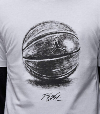 T-SHIRT JORDAN Jumpman Bball RGN Tee "White" - immagine 3